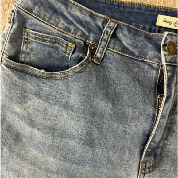 Fabulous Wide Leg Front Pleat Jeans size 15 - Picture 7 of 7